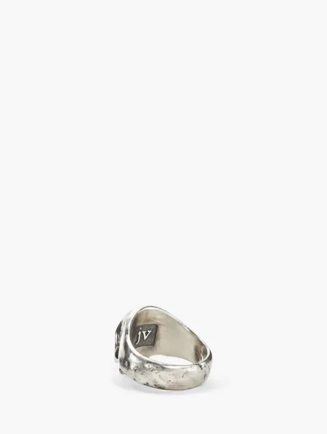 Men John Varvatos Jewelry Skull Ring Silver