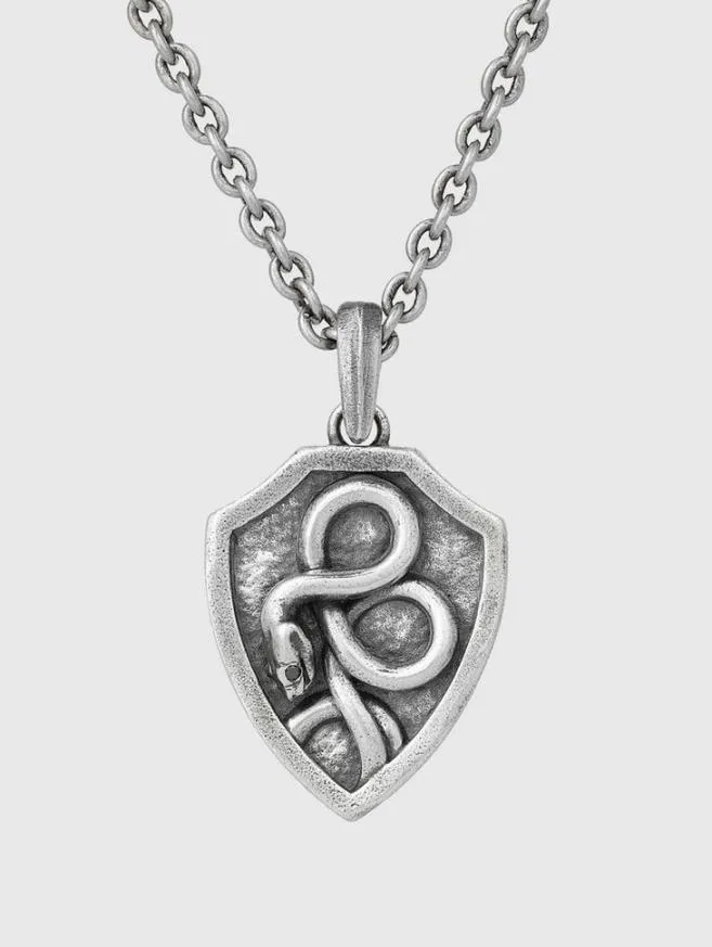 Men John Varvatos Jewelry Snake Shield Necklace No Color
