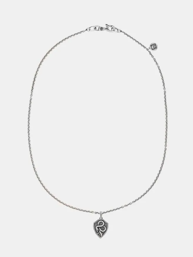 Men John Varvatos Jewelry Snake Shield Necklace No Color