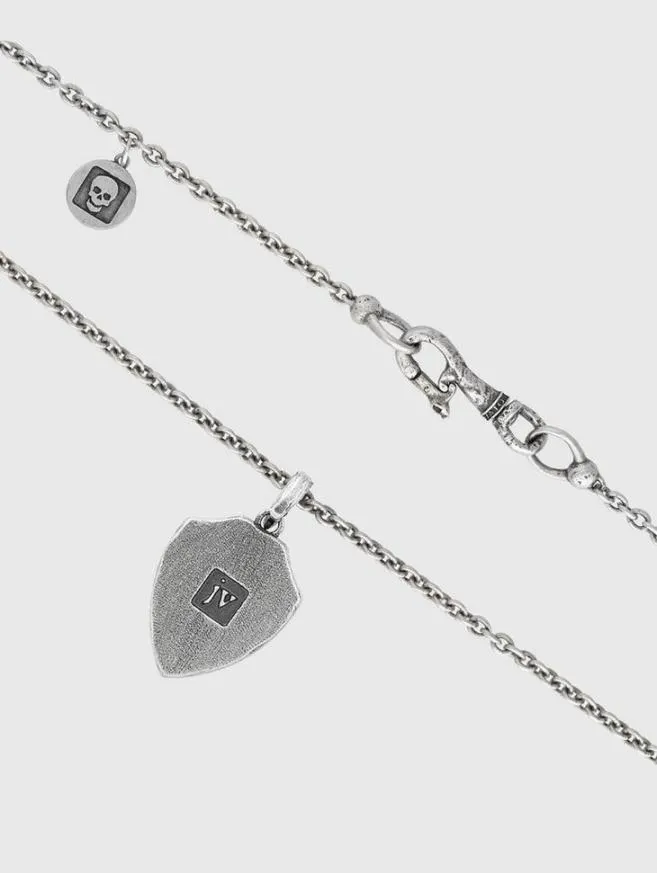 Men John Varvatos Jewelry Snake Shield Necklace No Color