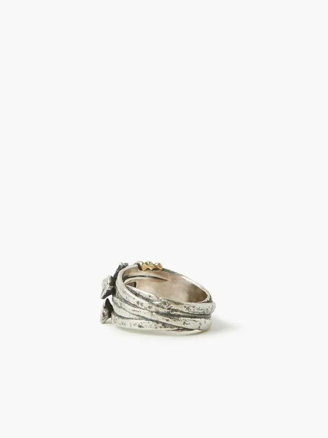 Men John Varvatos Jewelry Sterling Silver Nails Ring No Color