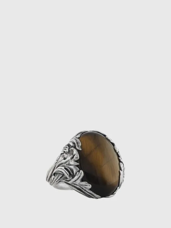Men John Varvatos Jewelry Tigers Eye Ring No Color