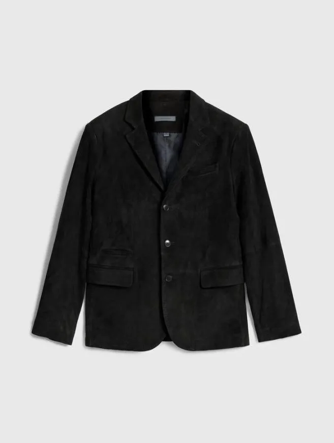 Men John Varvatos Leather Jackets Rind Jacket Black