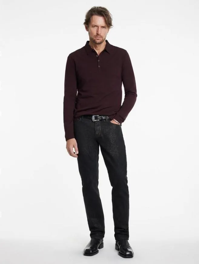 Men John Varvatos Polos Maleo Polo Black