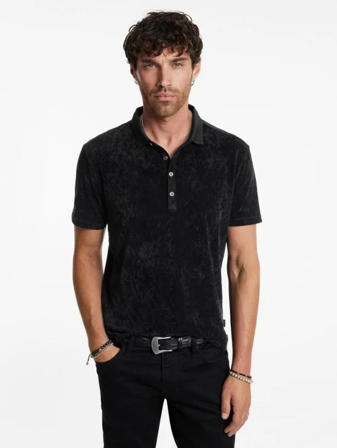 Men John Varvatos Polos Torres Polo Black