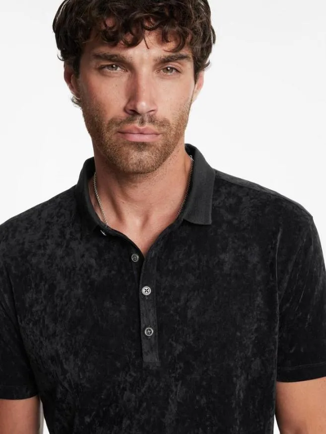 Men John Varvatos Polos Torres Polo Black