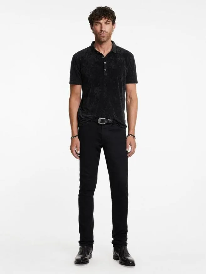 Men John Varvatos Polos Torres Polo Black