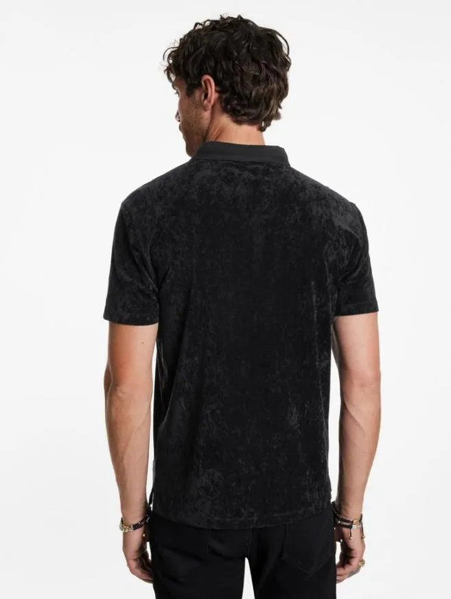 Men John Varvatos Polos Torres Polo Black