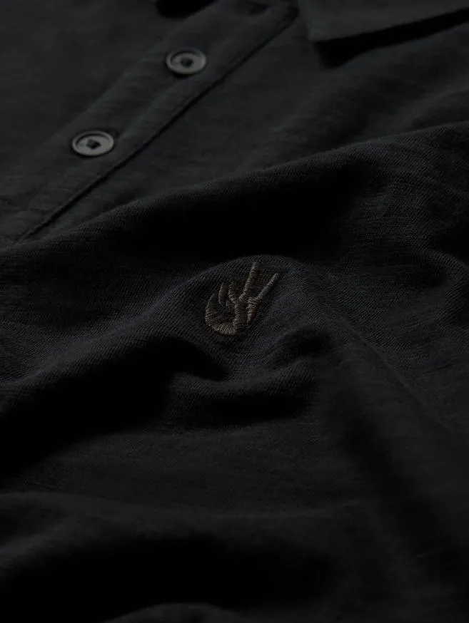 Men John Varvatos Polos Victor Polo Black