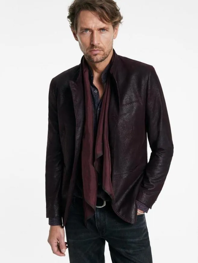 Men John Varvatos Scarves and Ties Dickie Scarf Chocolate