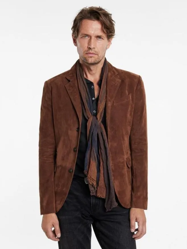 Men John Varvatos Scarves and Ties Dillon Scarf Winter Green