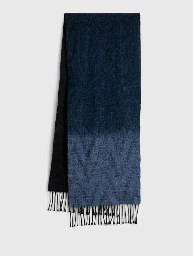 Men John Varvatos Scarves and Ties Tape Yarn Scarf Chamois