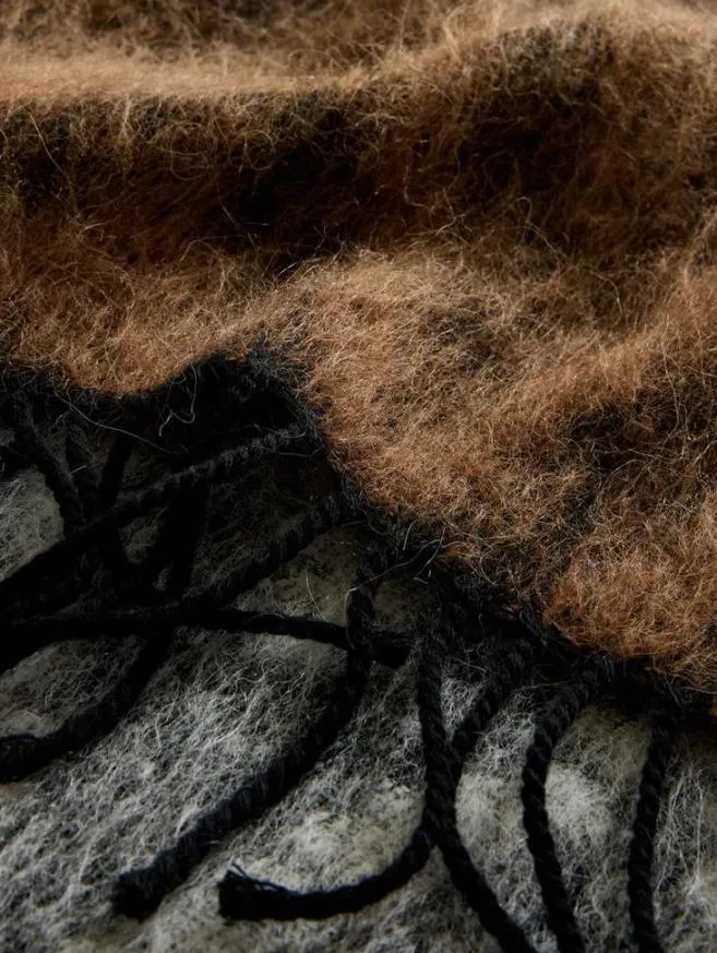 Men John Varvatos Scarves and Ties Tape Yarn Scarf Chamois