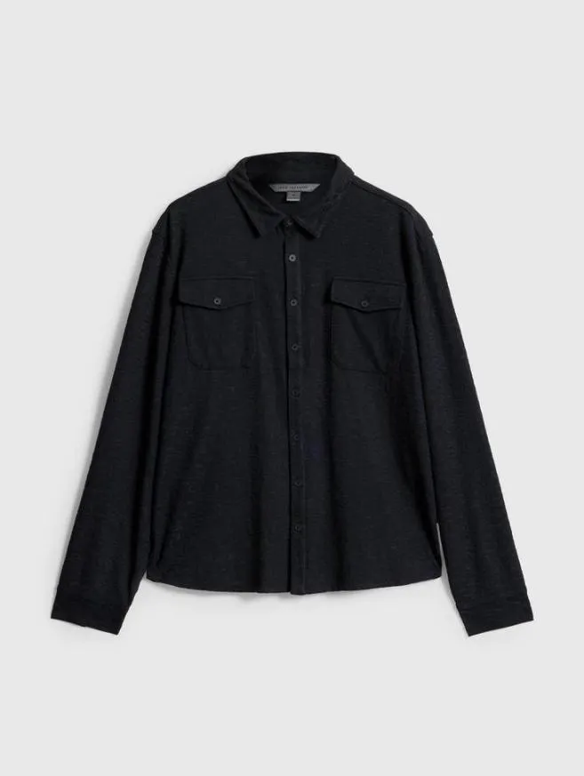 Men John Varvatos Shirts Abuja Western Shirt Black