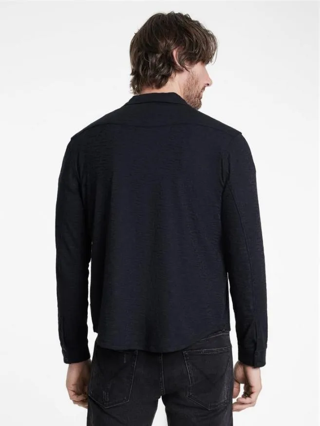 Men John Varvatos Shirts Abuja Western Shirt Black