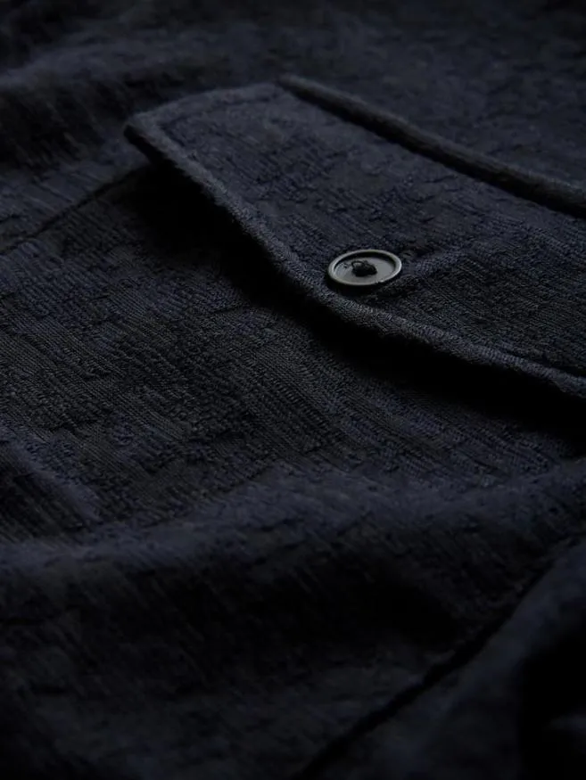 Men John Varvatos Shirts Abuja Western Shirt Black