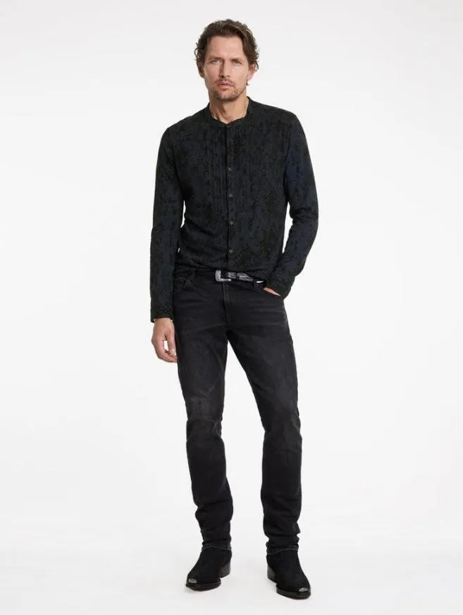 Men John Varvatos Shirts Adana Shirt Ink