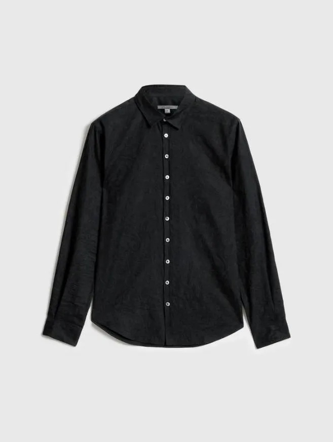Men John Varvatos Shirts Bucks Shirt Black