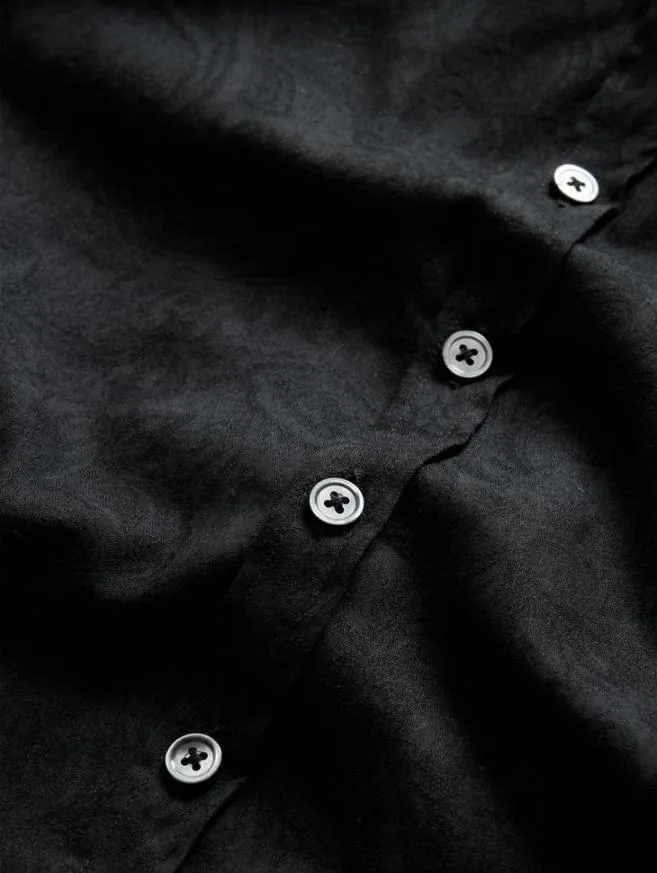 Men John Varvatos Shirts Bucks Shirt Black