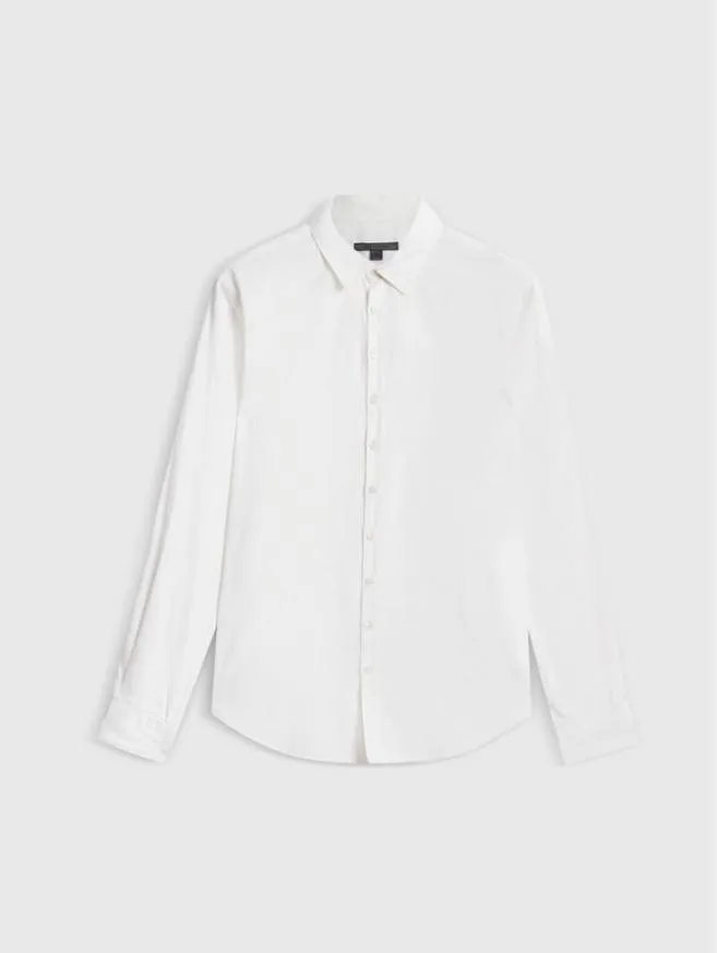Men John Varvatos Shirts Bucks Shirt White