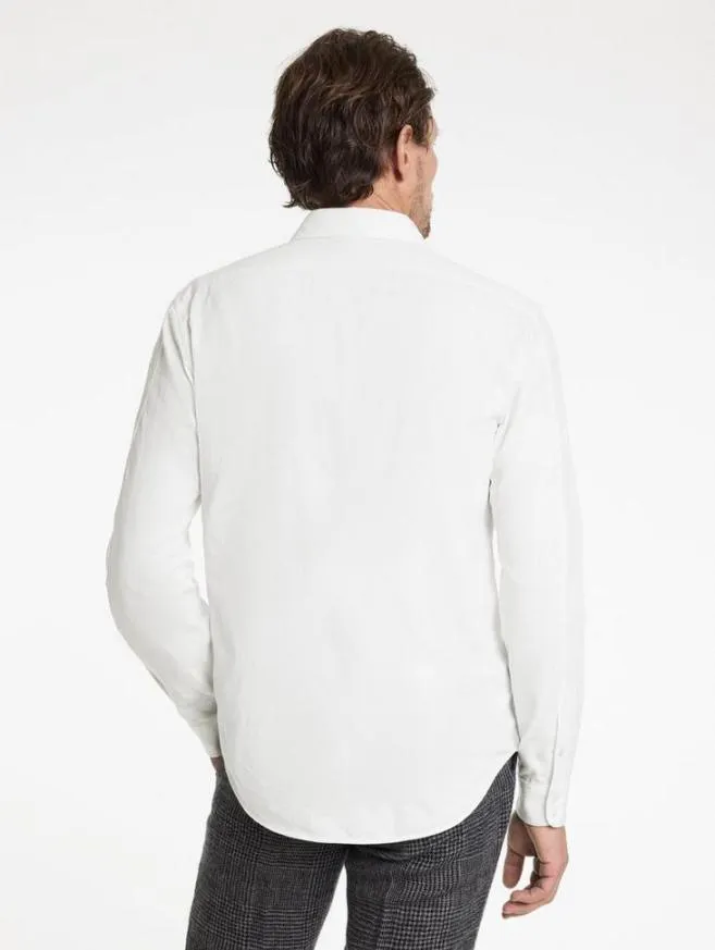 Men John Varvatos Shirts Bucks Shirt White