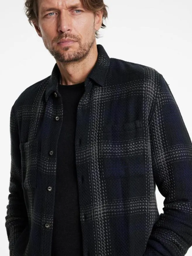 Men John Varvatos Shirts Cole Shirt Ink