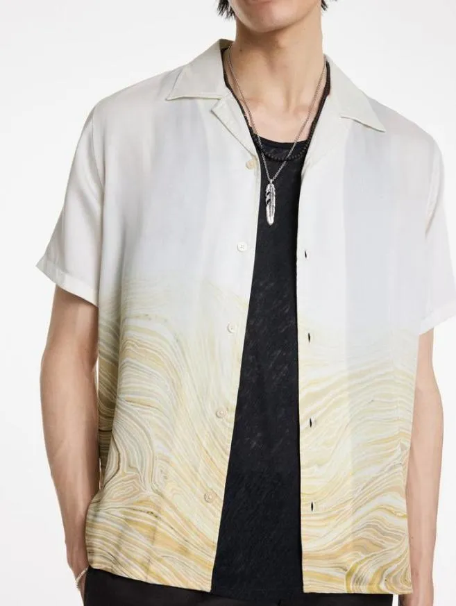 Men John Varvatos Shirts Dan Camp Shirt Hay