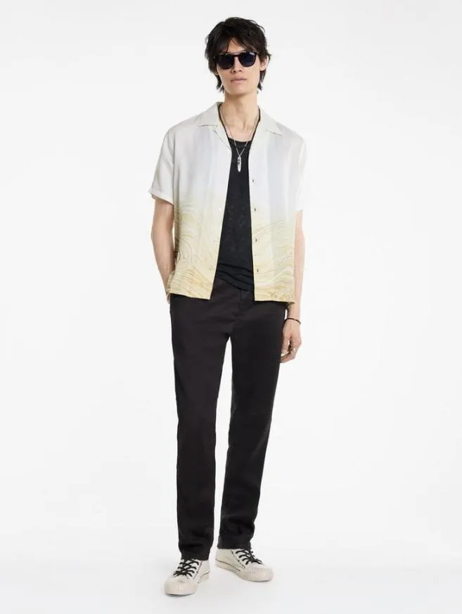 Men John Varvatos Shirts Dan Camp Shirt Hay