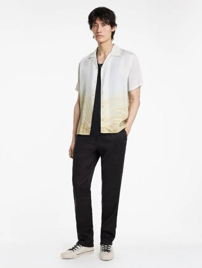 Men John Varvatos Shirts Dan Camp Shirt Hay