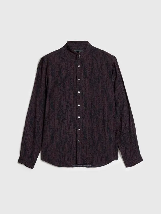 Men John Varvatos Shirts Dora Shirt Lt Brown