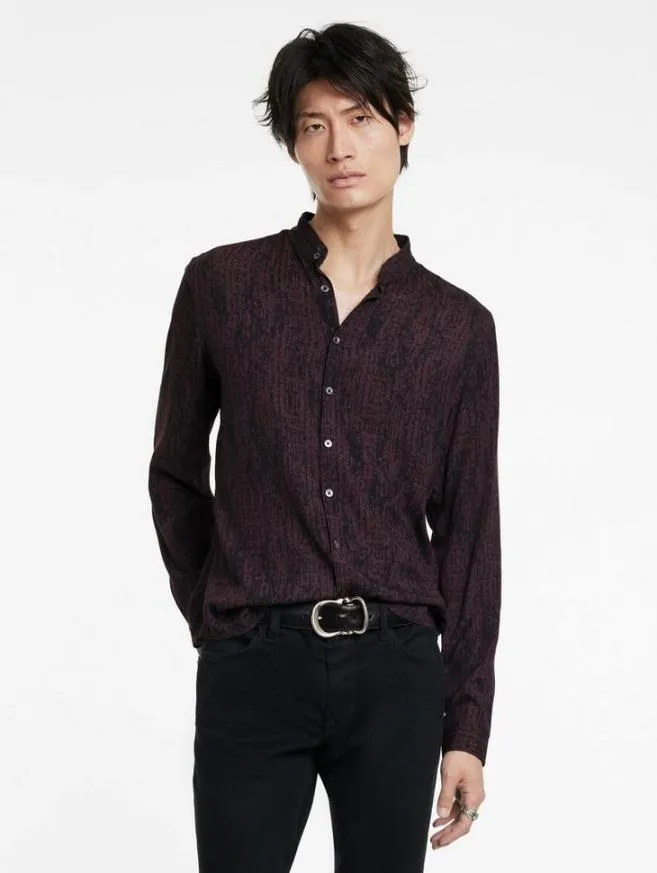 Men John Varvatos Shirts Dora Shirt Lt Brown