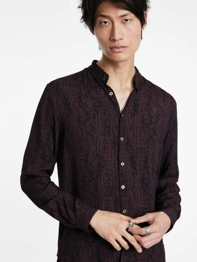 Men John Varvatos Shirts Dora Shirt Lt Brown