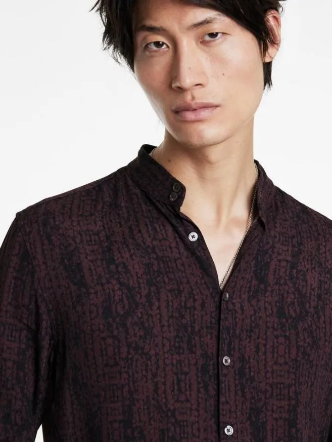 Men John Varvatos Shirts Dora Shirt Lt Brown