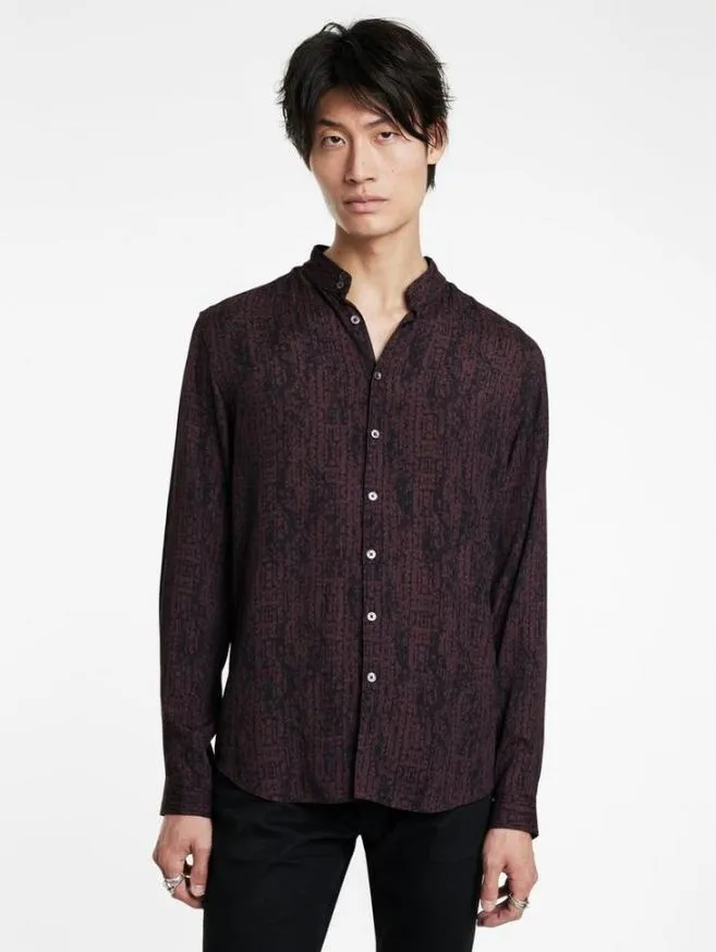 Men John Varvatos Shirts Dora Shirt Lt Brown