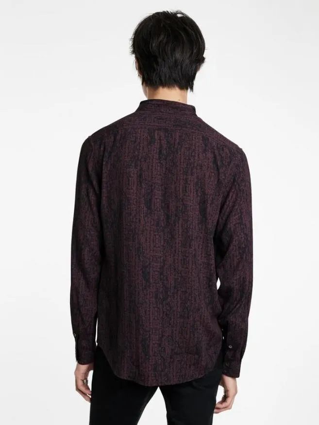 Men John Varvatos Shirts Dora Shirt Lt Brown