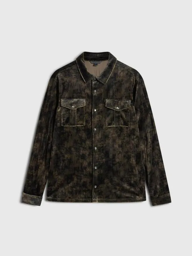 Men John Varvatos Shirts Ferentino Shirt Charc Brown