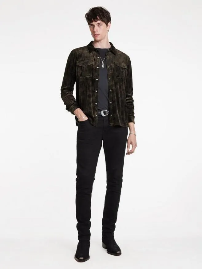 Men John Varvatos Shirts Ferentino Shirt Charc Brown