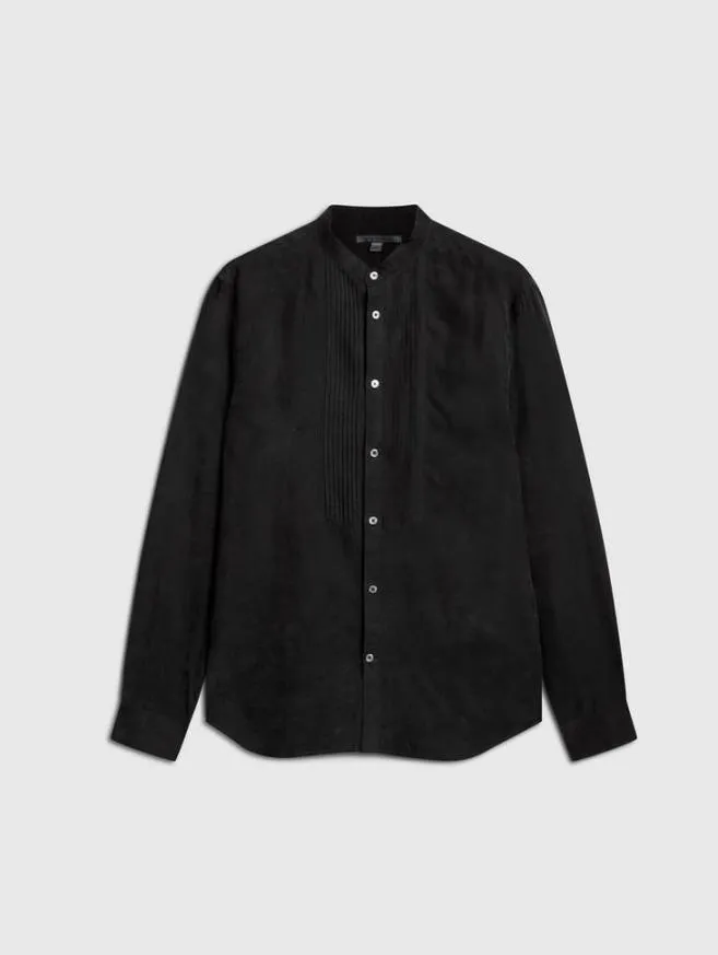 Men John Varvatos Shirts Hanover Shirt Black