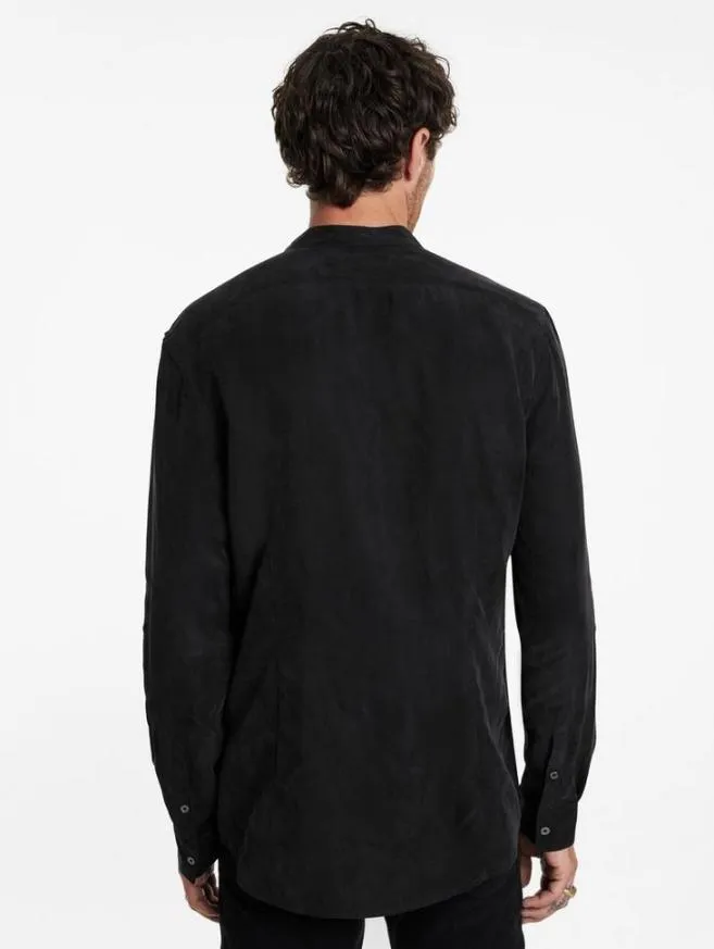 Men John Varvatos Shirts Hanover Shirt Black