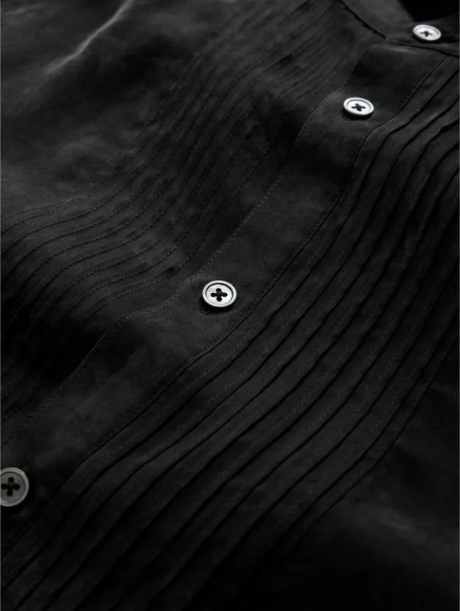 Men John Varvatos Shirts Hanover Shirt Black
