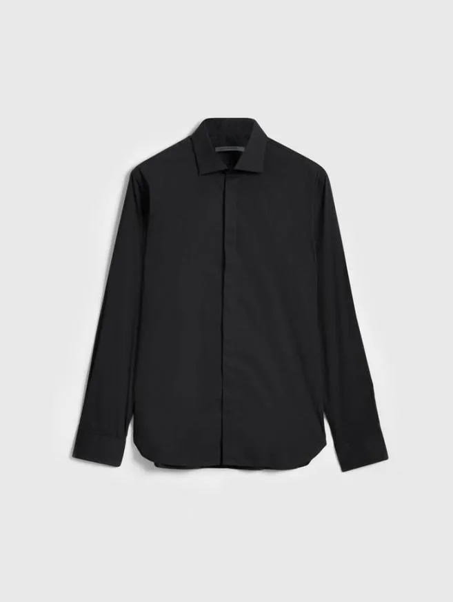 Men John Varvatos Shirts Hendrix Dress Shirt Black
