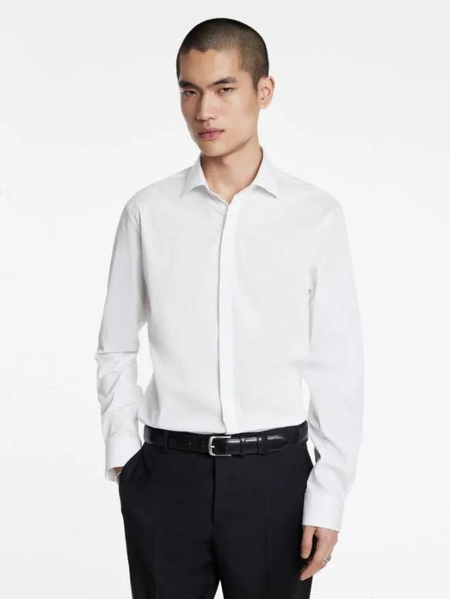 Men John Varvatos Shirts Hendrix Dress Shirt Black