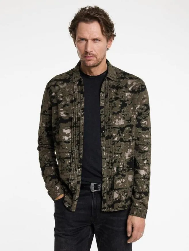 Men John Varvatos Shirts Jackson Shirt Brown