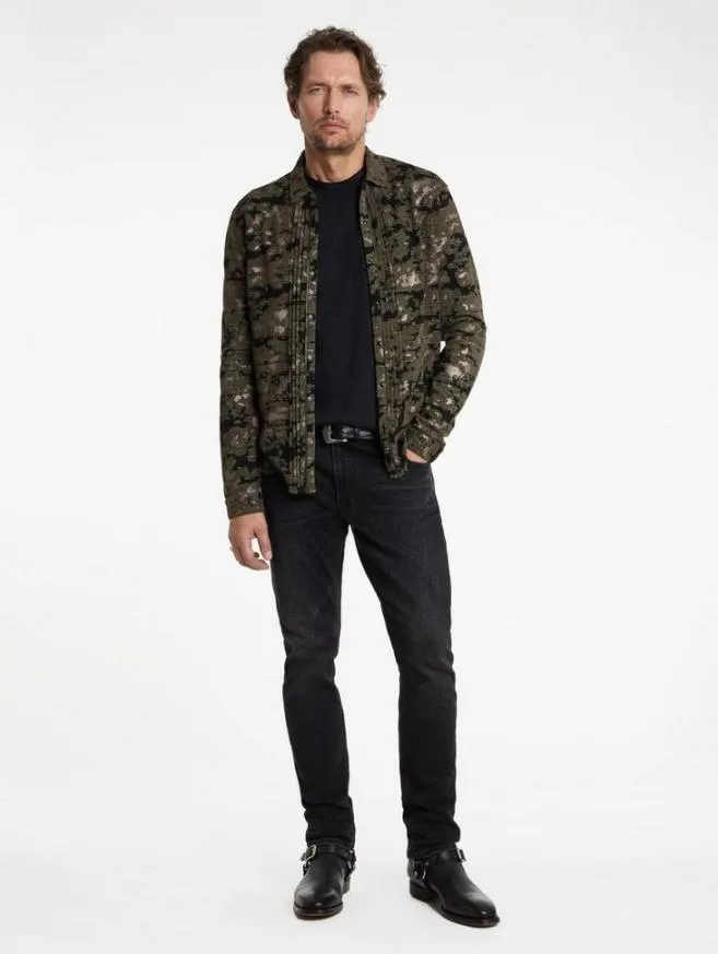 Men John Varvatos Shirts Jackson Shirt Brown