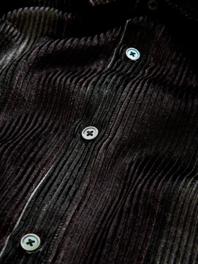 Men John Varvatos Shirts Kinney Shirt Smoked Pearl Grey
