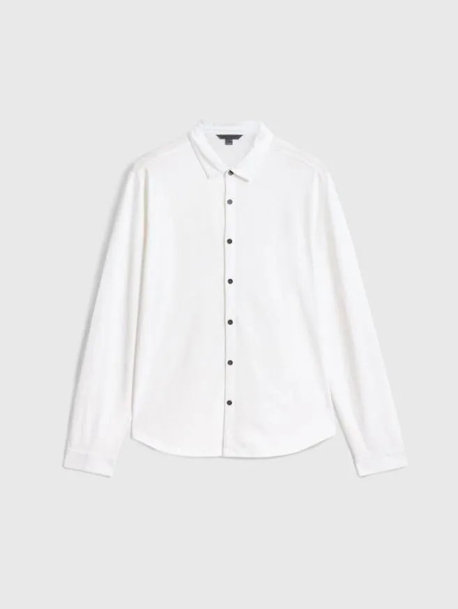 Men John Varvatos Shirts Levi Shirt White