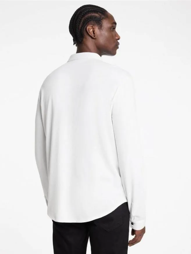 Men John Varvatos Shirts Levi Shirt White