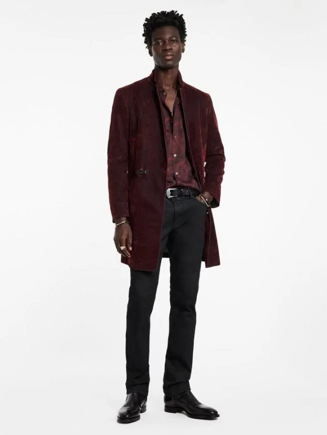 Men John Varvatos Shirts Orchard Shirt Berry