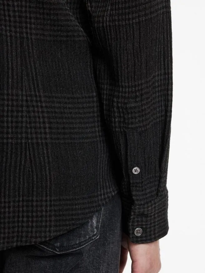 Men John Varvatos Shirts Orchard Shirt Charcoal Grey