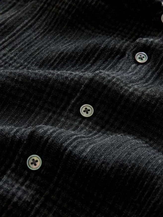 Men John Varvatos Shirts Orchard Shirt Charcoal Grey
